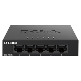 D-Link Switch DGS-105GL 5-Port Gigabit Desktop Switch Metal Retail