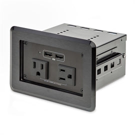 StarTech AC KITBZPOWNA Conference Table Power Center with 2xUL 120V AC Outlets