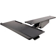 StarTech AC KBTRAYADJ2 Under Desk Keyboard Tray Full Motion&Height Adjustable