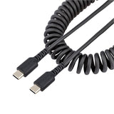 StarTech CB R2CCC-1M-USB-CABLE 3ft USB C Charging Cable Male to Male Black RTL