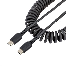 StarTech CB R2CCC-1M-USB-CABLE 3ft USB C Charging Cable Male to Male Black RTL