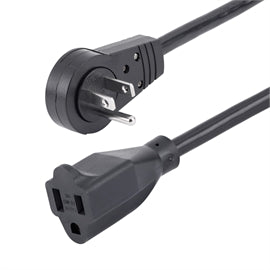 StarTech CB RTPAC10110 10ft Power Extension Cord EMA 5-15P t NEMA 5-15R Retail