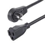 StarTech CB RTPAC10110 10ft Power Extension Cord EMA 5-15P t NEMA 5-15R Retail
