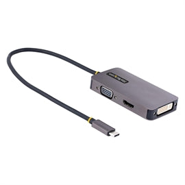 StarTech AC 118-USBC-HDMI-VGADVI USB C to HDMI DVI VGA Video Adapter Retail