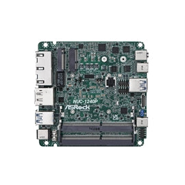 ASRock MB NUC-1240P MCP Alder Lake-P Max64GB DDR4 PCIE NUC Retail