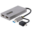 StarTech AC 107B-USB-HDMI 2PT USB to Dual HDMI Adapter 4K 30Hz Retail