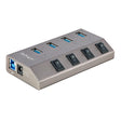 StarTech AC 5G4AIBS-USB-HUB-NA 4PT USB-C Hub w Individual On Off Switches RTL