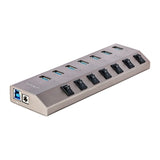StarTech AC 5G7AIBS-USB-HUB-NA 7PT USB-C Hub w Individual On Off Switches RTL