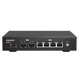QNAP SWT QSW-2104-2S-A-US Unmanaged Switch 4PT 2.5Gbps 2PT 10GbE SFP+ Retail