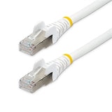 StarTech CB NLWH-3F-CAT6A-PATCH 3ft CAT6a Ethernet Cable White Retail