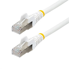 StarTech CB NLWH-14F-CAT6A-PATCH 14ft CAT6a Ethernet Cable White Retail