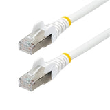 StarTech CB NLWH-14F-CAT6A-PATCH 14ft CAT6a Ethernet Cable White Retail