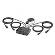 StarTech Switch C2-D46-UC2-CBL-KVM 2PT USB-C Cable KVM Switch 4ft Retial