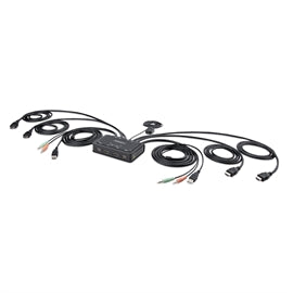 StarTech Switch C2-DH46-UA2-CBL-KVM 2PT Dual-Monitor HDMI CB KVM Switch Retail