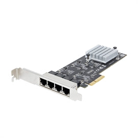 StarTech NC PR42GI-NETWORK-CARD 4Port 2.5Gbps NBASE-T PCIe Network Card Retail