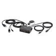 StarTech Switch C2-H46-UAC-CBL-KVM 2PT Hybrid USB-C HDMI Cable KVM Switch RTL