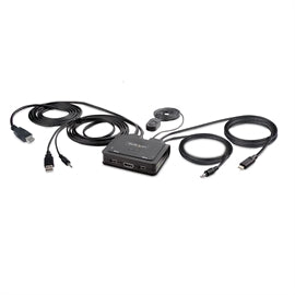 StarTech Switch C2-H46-UAC-CBL-KVM 2PT Hybrid USB-C HDMI Cable KVM Switch RTL