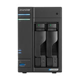 Asustor NAS AS6602T Celeron J4125 2Bay Lockerstor2 2.5GbE 4GB DDR4 Retail