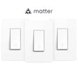 TP-Link SWT KS205P3 Kasa Smart Wi-Fi Light Switch Dimmer Matter 3pack Retail