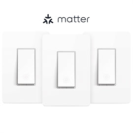 TP-Link SWT KS205P3 Kasa Smart Wi-Fi Light Switch Dimmer Matter 3pack Retail