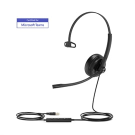 Yealink Headset 1308014 UH34 Mono Teams USB Wired Retail