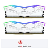 TEAMGROUP ME FF4D532G5600HC36BDC01 DELTA RGB 2x16GB DR5 5600MHz CL36 UDIMM WHT