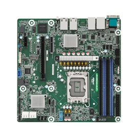 ASRock SV MB EC266D4U-2L2T C266 Single Socket V1 S1700 128G MicroATX Brown Box