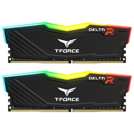 TEAMGROUP ME TF3D416G3200HC16FDC01 DELTA RGB 16G DR4 3200MHz UDIMM BLACK K2