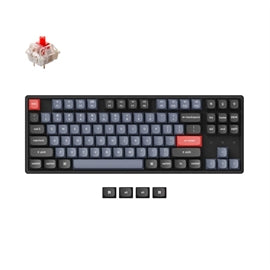 Keychron KB K8P-J1 K8 Pro QMK VIA WL FullyAssembled Alu GateronG ProRed Black
