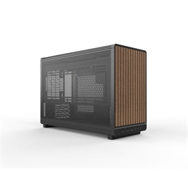 Lian-LI CS A3-mATX-WD Black wood front panel Mini tower MicroATX Chassis