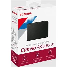 Toshiba HD HDTCA10XK3AA 1TB USB 3.0 Canvio Advance Portable HD Black Retail