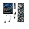 Lian-Li Fan 12SLLCD1W3B UNI FAN SL 2.4GHz Wireless 1.6 LCD RGB 120mm FanBlack