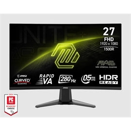 MSI MN MAG 276CXF 27 Rapid VA 1920x1080 16:9 0.5ms 280Hz DP 2x2HDMI Retail