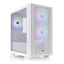 Thermaltake CS CA-1Y8-00S6WN-01 Versa H16 TG ARGB Snow MicroTower m-ATX 3mm TG
