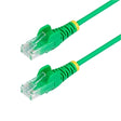 StarTech CB N6PAT15GNS 15ft Green Slim CAT6 Ethernet Cable Snagless Retail