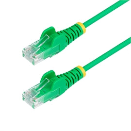 StarTech CB N6PAT15GNS 15ft Green Slim CAT6 Ethernet Cable Snagless Retail