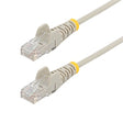 StarTech CB N6PAT15GRS 15ft Gray Slim CAT6 Ethernet Cable Snagless Retail