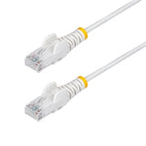 StarTech CB N6PAT15WHS 15ft White Slim CAT6 Ethernet Cable Snagless Retail