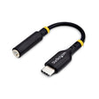 StarTech CB USBCAUDIO2 USB-C to 3.5mm TRRS Headset Jack Audio Adapter Retail