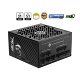 MSI PS MPG A1250GS PCIE5 1250W APFC 80+Gold Fully-Modular ATX 12V Retail