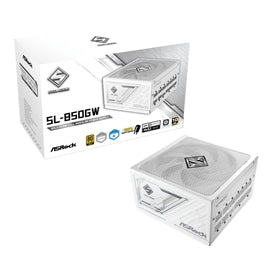 ASRock PS SL-850GW 850W ATX 12V 80+GOLD Fully Modular 135mm Fan White Retail