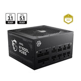 MSI PS MAG A750GLS PCIE5 750W 80+ Gold Fully-Modular ATX 12V APFC Retail