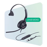 Yealink Headset 1308182 UH46 Dual Teams USB-C A USB Wired Headset Retail