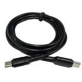 SIIG CB CB-TC0M11-S1 6ft USB-C to USB-C 60W Charging and Sync Cable Bulk Pack