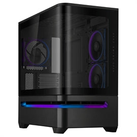 Asus Case PRIME AP202 TG ARGB BLACK Mid-Tower mATX fully curved TG Retail