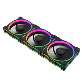 ASUS FN PRIME MR120 FAN ARGB BLACK 3IN1 120mm PWM 20ARGB triple Pack Retail