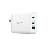j5create AC JUP3365 65W GaN USB-C� 3-Port Charger Retail