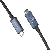 j5create CB JUC29L08 USB 40Gbps 240W USB Type-C CB 2.6ft Black Space Grey RTL