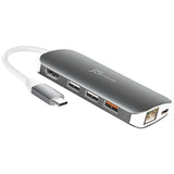 j5create Accessory JCD383 USB-C Multi Adapter 9 Functions in 1 Retail