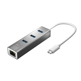 j5create Accessory JCH474 USB-C 3-Port Hub with Gigabit Ethernet Retail